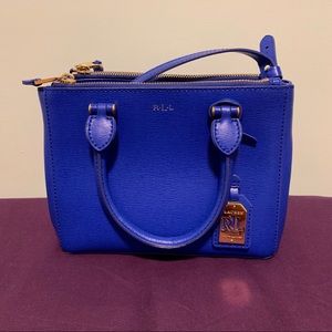 Ralph Lauren Mini Newbury Double Zip Satchel